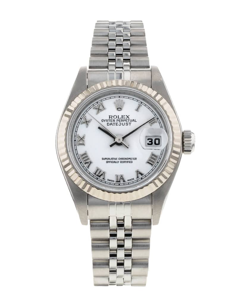 Rolex Lady-Datejust 79174, Silver dial, 31mm Everose Rolesor