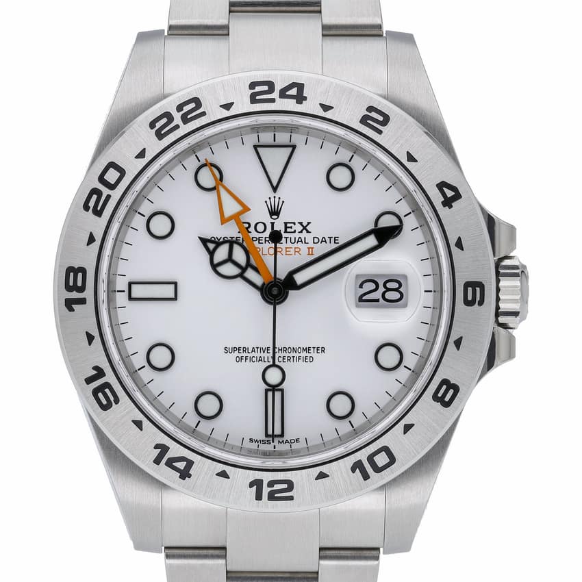 Rolex Explorer II 216570, Black dial, 42mm Oystersteel