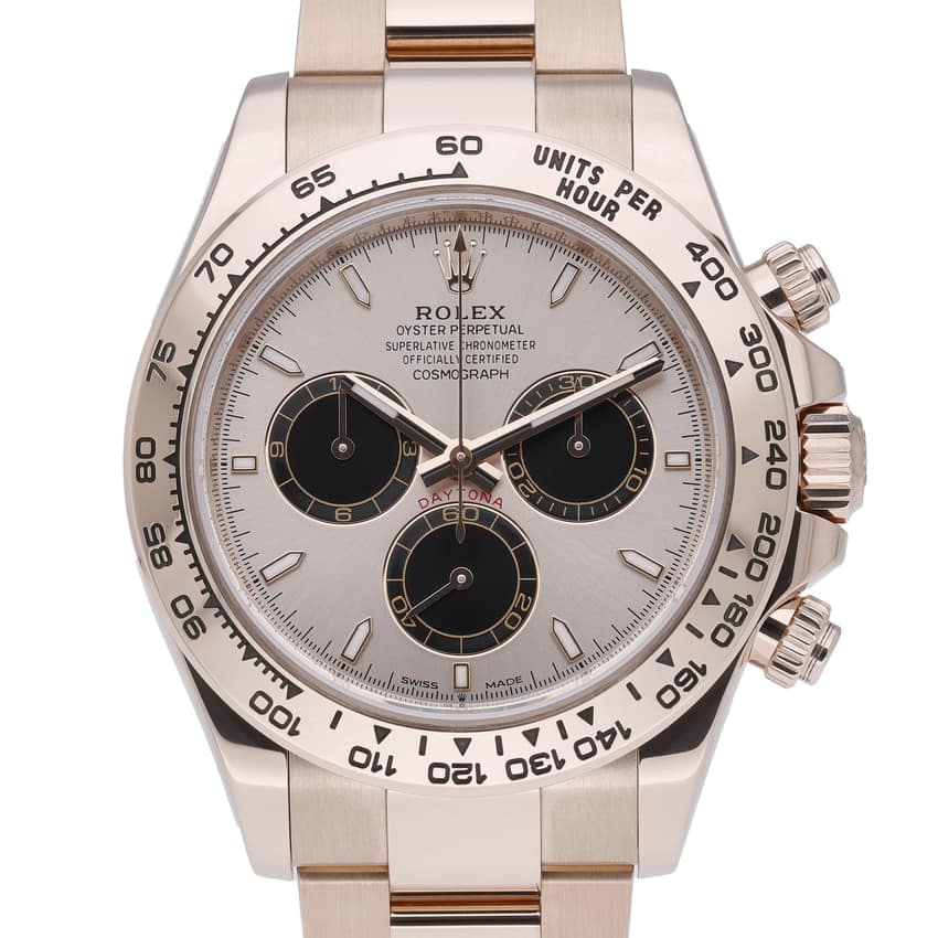 Rolex Cosmograph Daytona 126505, White dial, 40mm Everose Gold