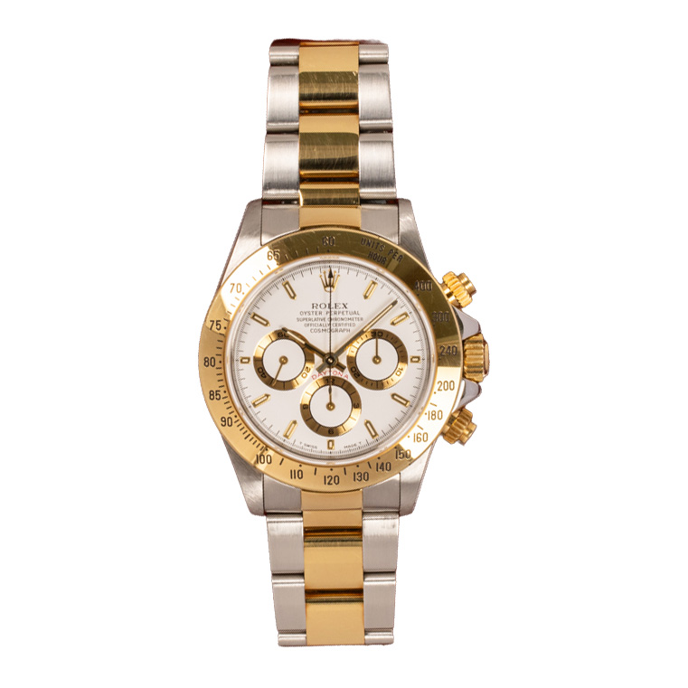 Rolex Cosmograph Daytona 16523, White dial, 40mm Yellow Gold