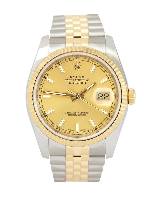 Rolex Datejust 116233, Slate dial, 36mm Oystersteel