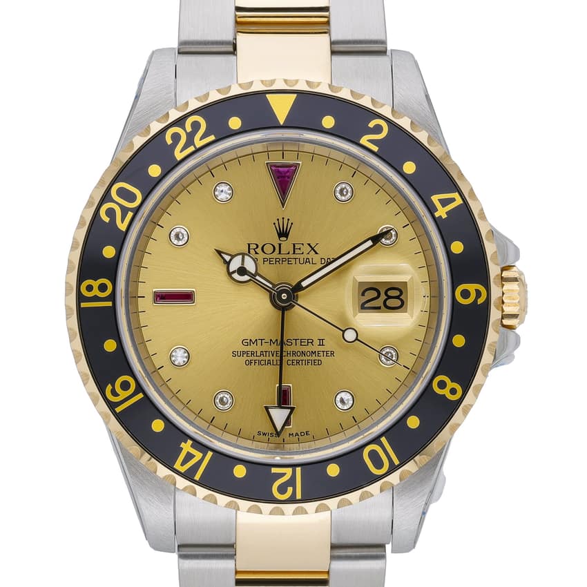 Rolex GMT-Master II 16713, Black dial, 40mm Everose Rolesor