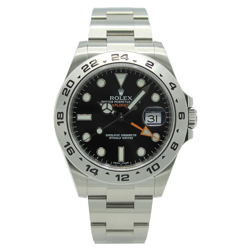 Rolex Explorer II 216570, Black dial, 42mm Oystersteel