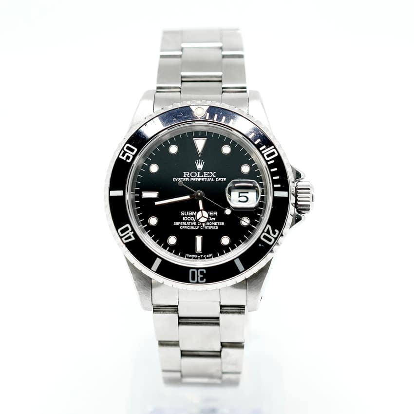 Rolex Submariner 16610, Blue dial, 40mm Oystersteel