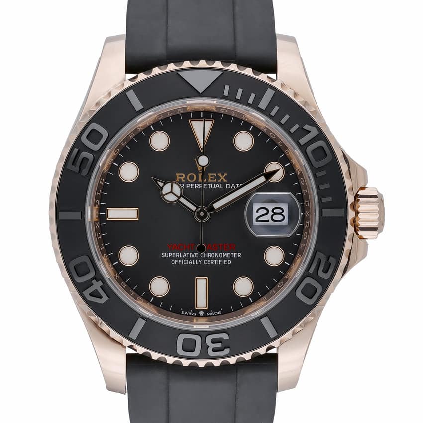 Rolex Yacht-Master 126655, Black dial, 40mm White Gold