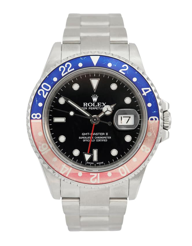 Rolex GMT-Master II 16710, Green dial, 40mm White Gold