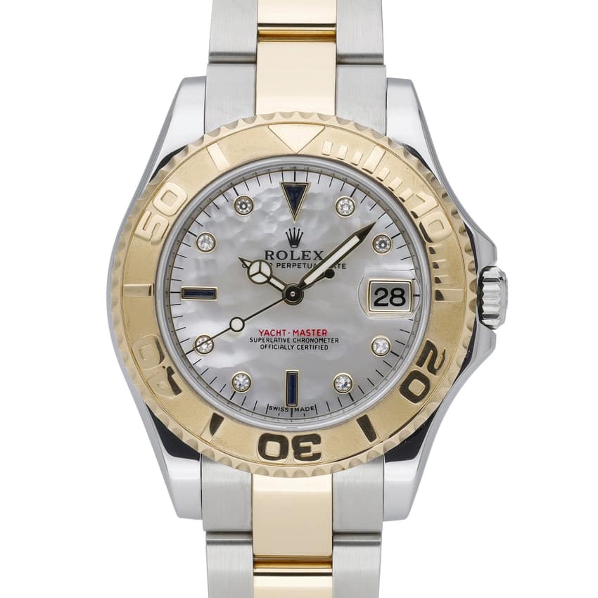 Rolex Yacht-Master 168623, Blue dial, 40mm White Gold