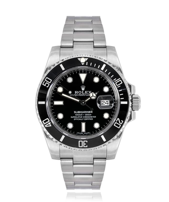 Rolex Submariner 116610 LN, Green dial, 41mm Everose Rolesor