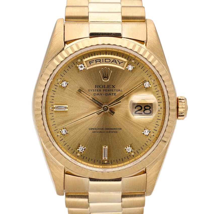 Rolex Day-Date 18238, Ice Blue dial, 40mm White Gold