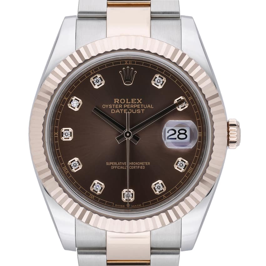 Rolex Datejust 126331, Slate dial, 41mm Everose Rolesor