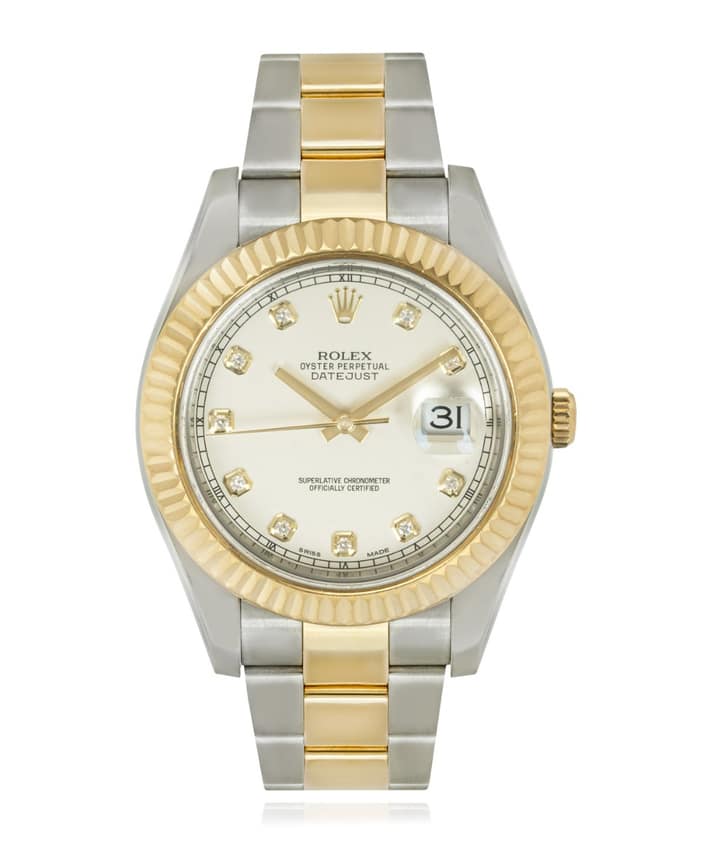 Rolex Datejust 116333, Green dial, 36mm Oystersteel