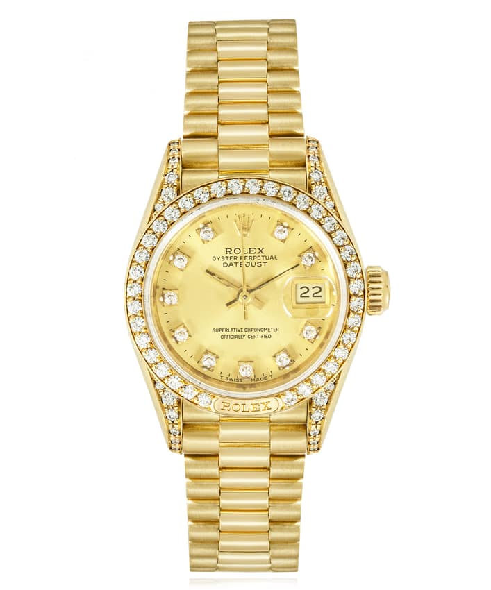 Rolex Lady-Datejust 69158, Pink dial, 31mm Everose Rolesor