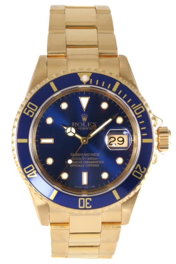 Rolex Submariner 16618, Black dial, 40mm Everose Rolesor