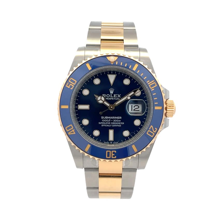 Rolex Submariner 126613 LB, Blue dial, 41mm Yellow Gold