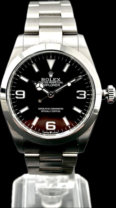 Rolex Explorer 224270, Black dial, 40mm Oystersteel