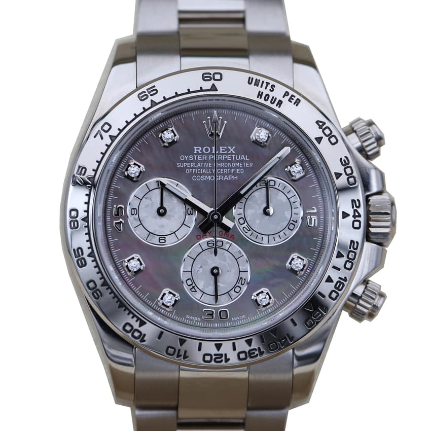 Rolex Cosmograph Daytona 116509, Ice Blue dial, 40mm Platinum