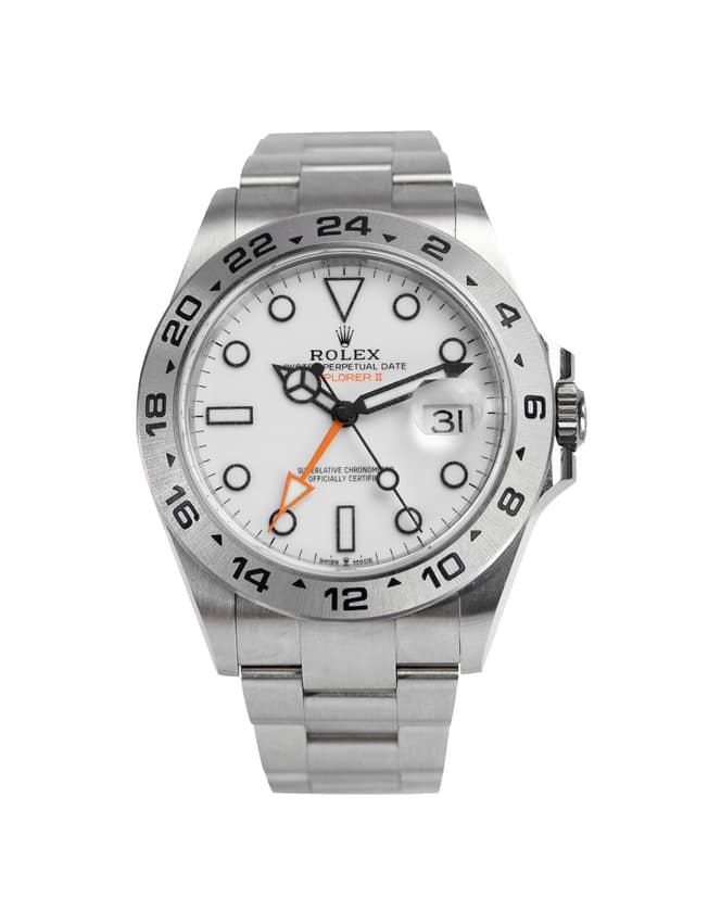 Rolex Explorer II 216570, White dial, 42mm Oystersteel