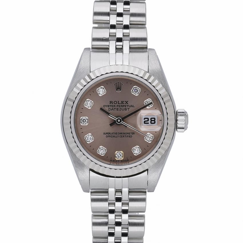 Rolex Lady-Datejust 79174, Silver dial, 28mm Steel & Yellow Gold