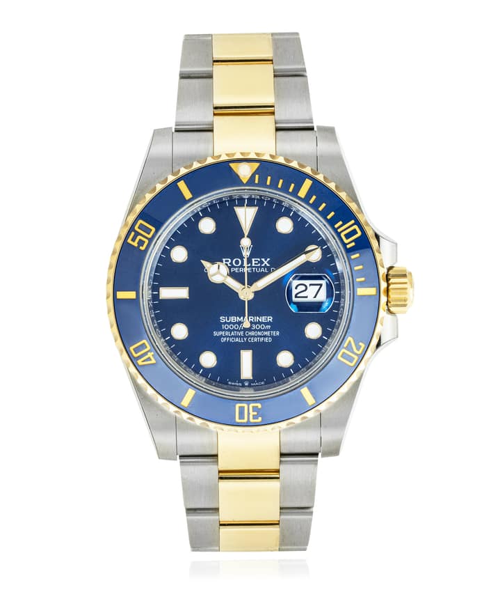 Rolex Submariner 126613 LB, Blue dial, 41mm Yellow Gold