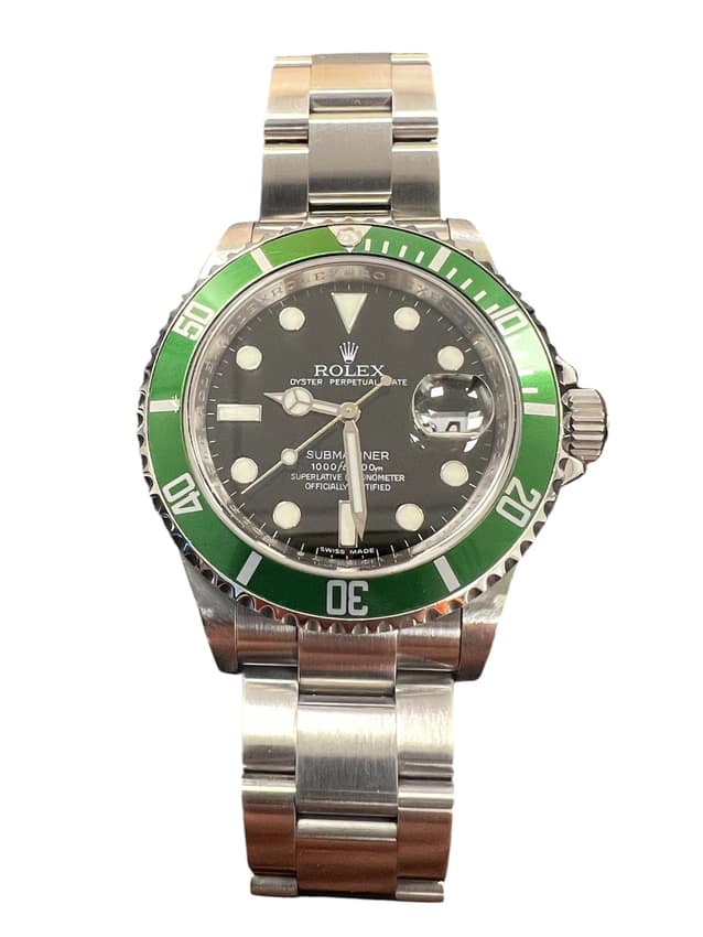 Rolex Submariner 16610 LV, Green dial, 40mm Everose Rolesor