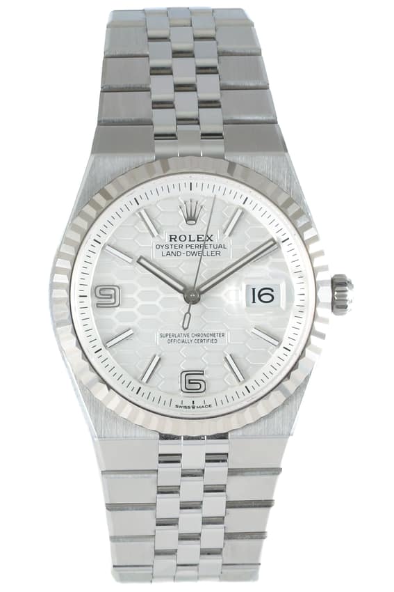 Rolex Land-Dweller 127234, White dial, 40mm Oystersteel