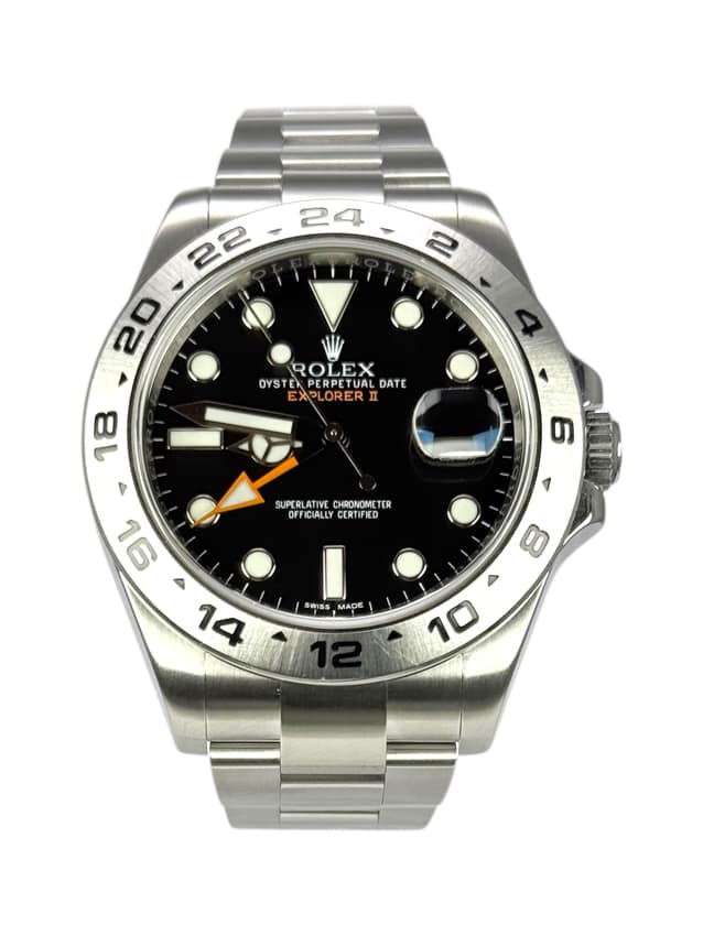 Rolex Explorer II 216570, Black dial, 42mm Oystersteel
