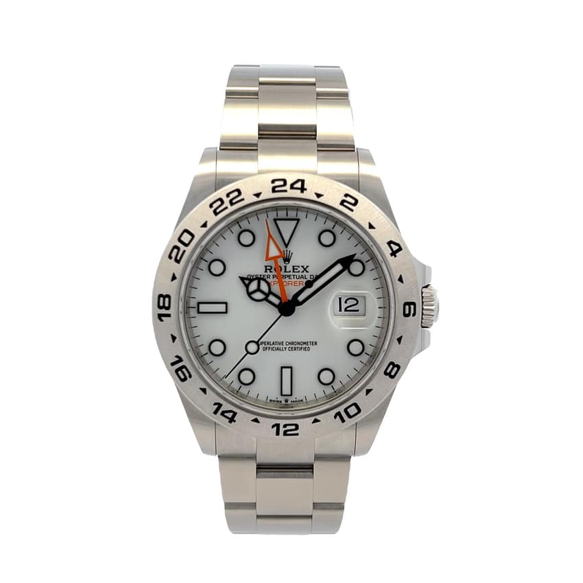 Rolex Explorer II 226570, White dial, 42mm Oystersteel