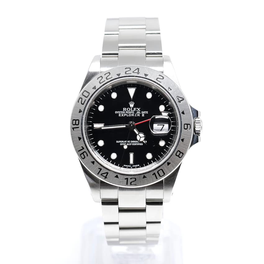 Rolex Explorer II 16570, White dial, 42mm Oystersteel