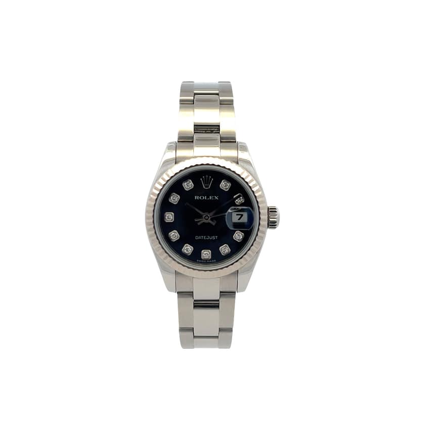 Rolex Lady-Datejust 179174, Mother-of-Pearl dial, 28mm Steel & Yellow Gold