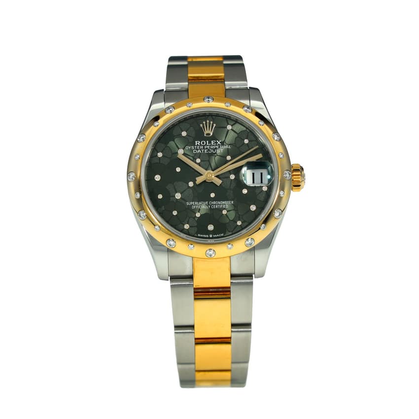 Rolex Lady-Datejust 278343-rbr, Champagne dial, 31mm Steel & Yellow Gold