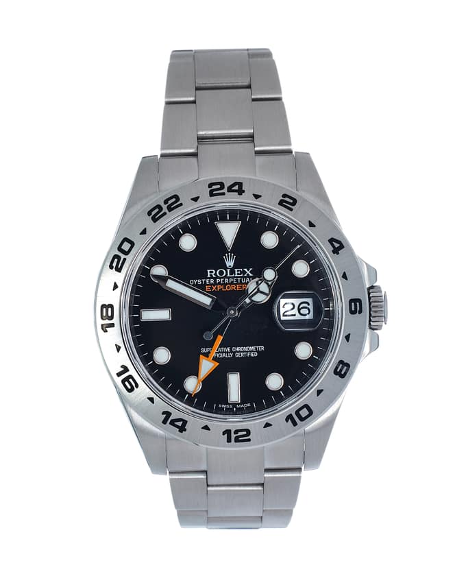 Rolex Explorer II 216570, Black dial, 42mm Oystersteel