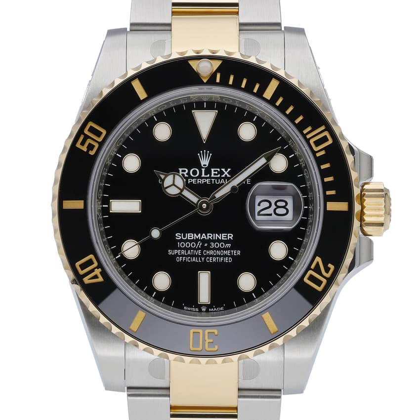 Rolex Submariner 126613 LN, Black dial, 40mm Yellow Gold