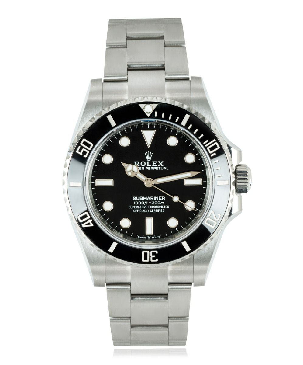 Rolex Submariner 124060, Green dial, 40mm Yellow Gold