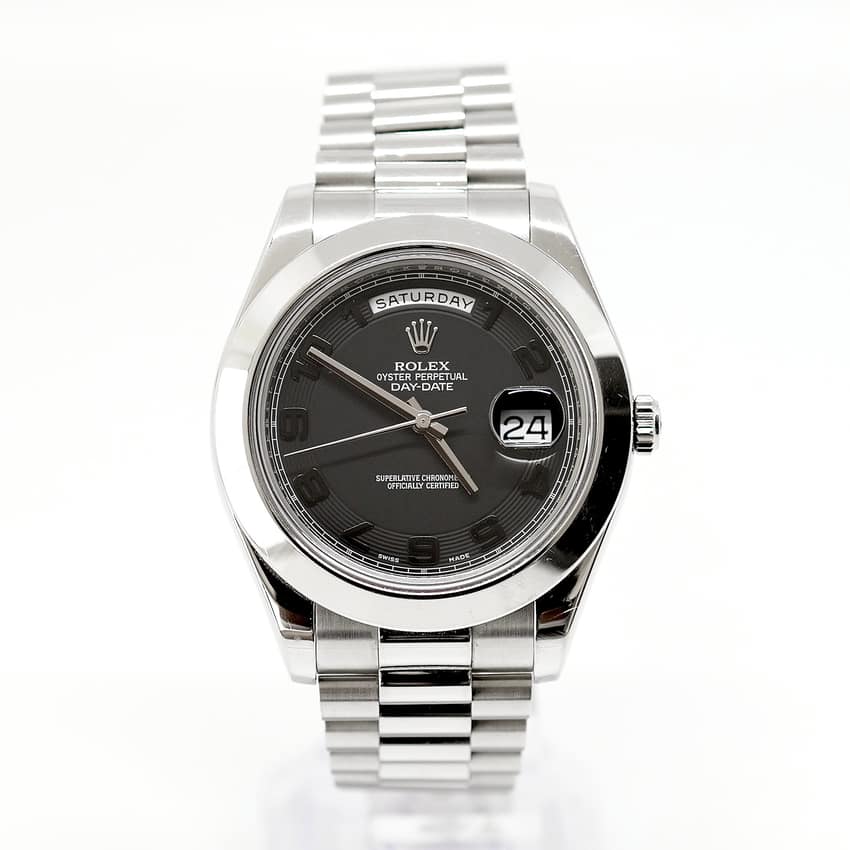 Rolex Day-Date 218206, Brown dial, 40mm Everose Gold