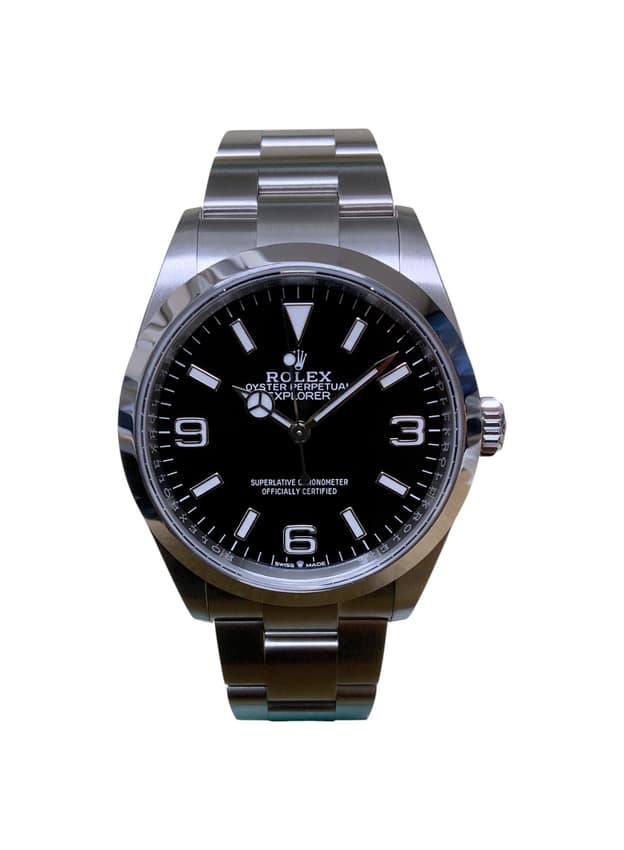 Rolex Explorer 124270, Black dial, 40mm Oystersteel