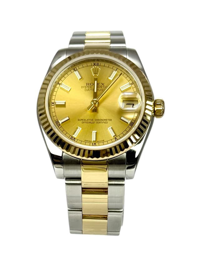Rolex Lady-Datejust 178273, Pink dial, 28mm Oystersteel