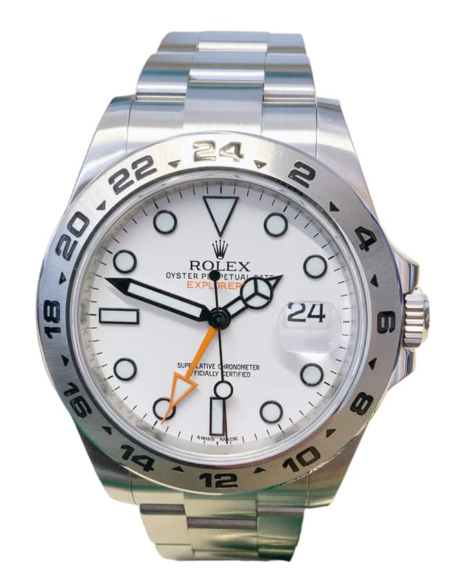 Rolex Explorer II 216570, Black dial, 42mm Oystersteel