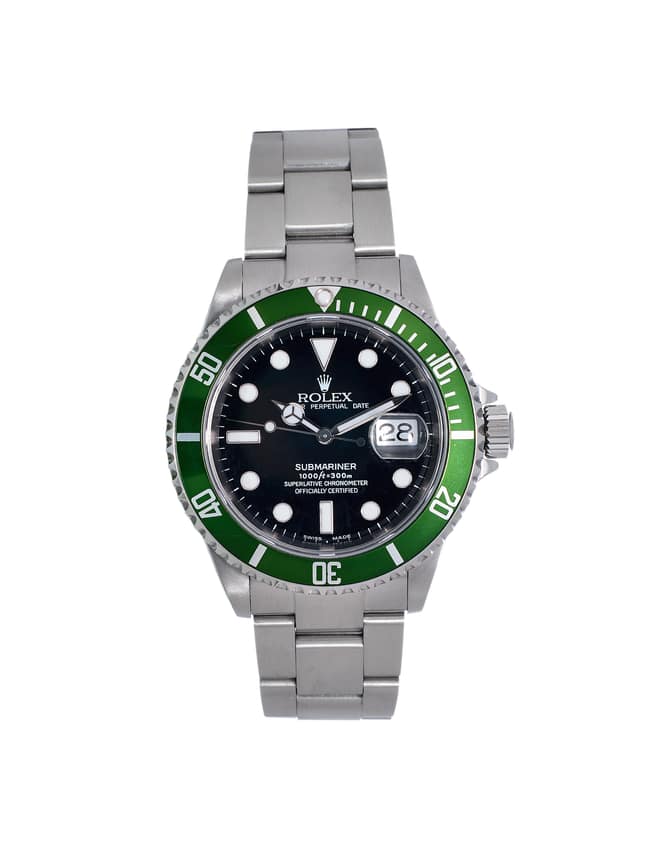 Rolex Submariner 16610 LV, Green dial, 41mm Oystersteel
